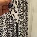 SheIn White And Black Flower Dress Photo 9