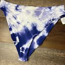 Daisy NWT Dippin 's Baja Tie Dye Purple White Bikini Bandeau High Waist Cheeky XL Photo 2