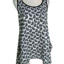 Karen Kane  Leaf Print Asymmetric Hem Tunic Tank Top Size S NWT Photo 7