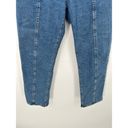 The Loft  Outlet Jeans Women 8 PETITE Blue Medium Wash Denim Straight Leg Seam Detail Photo 2