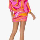 Trina Turk  Women’s Standard Vivid Vista Swim Tunic S Retro Groovy Summer Resort Photo 4