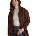 Marine layer  Brown Stephanie Cheetah Cocoon Coat Women Size XS Animal Print NEW Photo 0