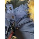 Canada Weather Gear Faux Fur Hooded Puffer Vest in Navy Blue Size S Blue Photo 10