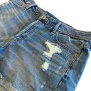 Abercrombie & Fitch Women’s  distressed cut off high rise denim shorts size 32 Photo 2