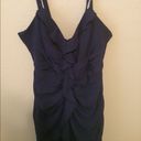 Vera Wang  midnight blue long bridesmaids dress Photo 2