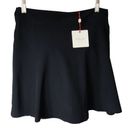 Rafaella  LADIES RESORT WEAR LINED SIDE ZIP SOLID BLACK SKORT NWT 8 Photo 8