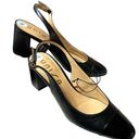 Unisa Slingback Faux Leather Block Heels Patent Leather Round Toe Size 8.5 NEW Photo 0