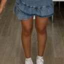 Aeropostale Ruffle Denim Skirt Photo 2