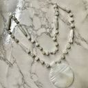 Onyx White  beaded necklace Photo 2