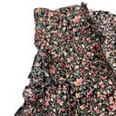 BB Dakota  Meadow Floral Blouse XL Ruffle Flutter Sleeve V-Neck Tie Front Cottage Photo 5