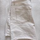 The Loft  White Denim Shorts Photo 4