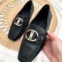 DKNY  Black Faux Leather Fern Loafers in Size 6.5 Photo 0