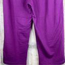 Hanes  Size Medium (8-10) Lightweight Purple Cropped Capri Joggers Stretc… Photo 5