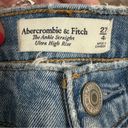 Abercrombie & Fitch  The Ankle Straight Ultra High Rise 27 4R Blue Jeans Denim Photo 2