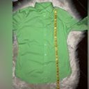 Polo  Ralph Lauren lime green fitted collared button down sz 8 Photo 4