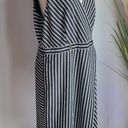 Hutch Anthropologie,  New, Indira Asymmetrical Black White Striped Dress, XL Photo 6