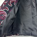 Coldwater Creek  Sz 10 Cropped Jacket Blazer Floral Paisley Print m Black Womens Photo 4