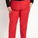 Eloquii  Gena Fit Kady High Rise Straight Leg Casual Dress Pants Sz 28 Plus NEW Photo 0