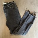 Abercrombie & Fitch The 90’s Slim Straight Ultra High Rise Criss Cross Waist Photo 1