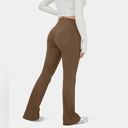 Halara  High Waisted Back Pocket Flare Yoga Leggings Photo 2