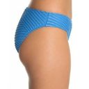 The Bikini Lab NEW  Women's Size Large Blue Sand Dunes Textured Bikini Bottoms Photo 2