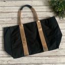 Victoria's Secret Victoria’s Secret Weekender Large Black & Rose Gold Canvas Travel Tote Bag Photo 4