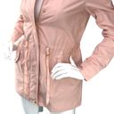 Cole Haan  Womens Size XS Blush Pink Parka Jacket Removable Hood Adjustable Waist Photo 6