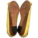 Frye Wedges  Yellow Leather Buckle Detail Peep Toe Wedges, Sz 8 Photo 10