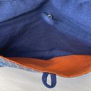 Handmade Denim Patchwork Pouch NWOT Blue Photo 5