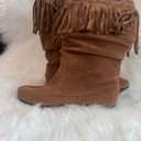 Rampage Fringe Festival Moccasin Boots Size 7.5 Womens Juniors Photo 6