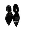 DKNY NEW  Womens Rosetta Leather Logo Pumps BLACK Photo 4