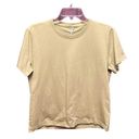 Everlane  Box cut crew neck T-shirt in yellow green Size S NWT Photo 2