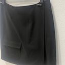 Talbots Black Wrap Skirt Size 10 Photo 1