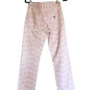 Guess NWOT  1981 Eyelet Straight Jeans Peach / Pink Size 27 Photo 7