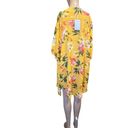 Emory park Emory‎ park yellow flower print swimming cover up size M Photo 9