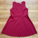 Loft Short Red/Maroon Dress Photo 0