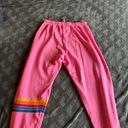 Aviator Nation Pink Sweat Pants Photo 5