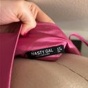 Nasty Gal NWT  Satin Asymmetrical Top Photo 7