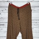 Daniel Rainn DR2 by  NWT 3X Black & Orange Printed Elastic Waist Crop Capri Pants Photo 1