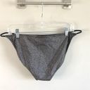 Topshop  | Gray Metallic Tanga Bikini Bottom Photo 60