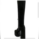 Tony Bianco NIB NWT  Toniq Platform Boot Black Stretch Suede REVOLVE sz 7.5 Photo 1