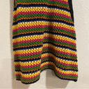 ZARA  Rainbow Crochet Knit Tank Sz S Photo 3