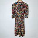 Hunter Bell  Patterson Floral Puff Sleeve Midi Dress Sz 0 Super bloom Photo 4