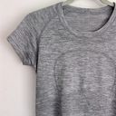 Lululemon NWOT  Swiftly Tech Short Sleeve Crew Heathered Slate 8 Photo 0