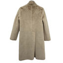 Anthropologie  Ett:twa Snowdrift Reversible Faux Fur Suede Longline Coat Small Photo 7