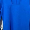 Kate Spade  SATURDAY BLUE LONG SLEEVE SHIFT DRESS SZ XL NEW Photo 2