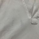 SheIn Cropped White Collared Shirt Photo 2