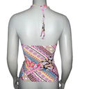 Bleu Rod Beattie BLEU BY ROD BEATTIE Bandeau Paisley Print Tankini Halter Top Multi 8 NWT Photo 3