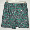 Peter Millar  Women's Green Paisley Golf Skort with Pockets Size 8 Photo 1