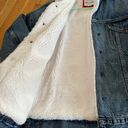 American Eagle Fleece Lined Denim Jacket Photo 2